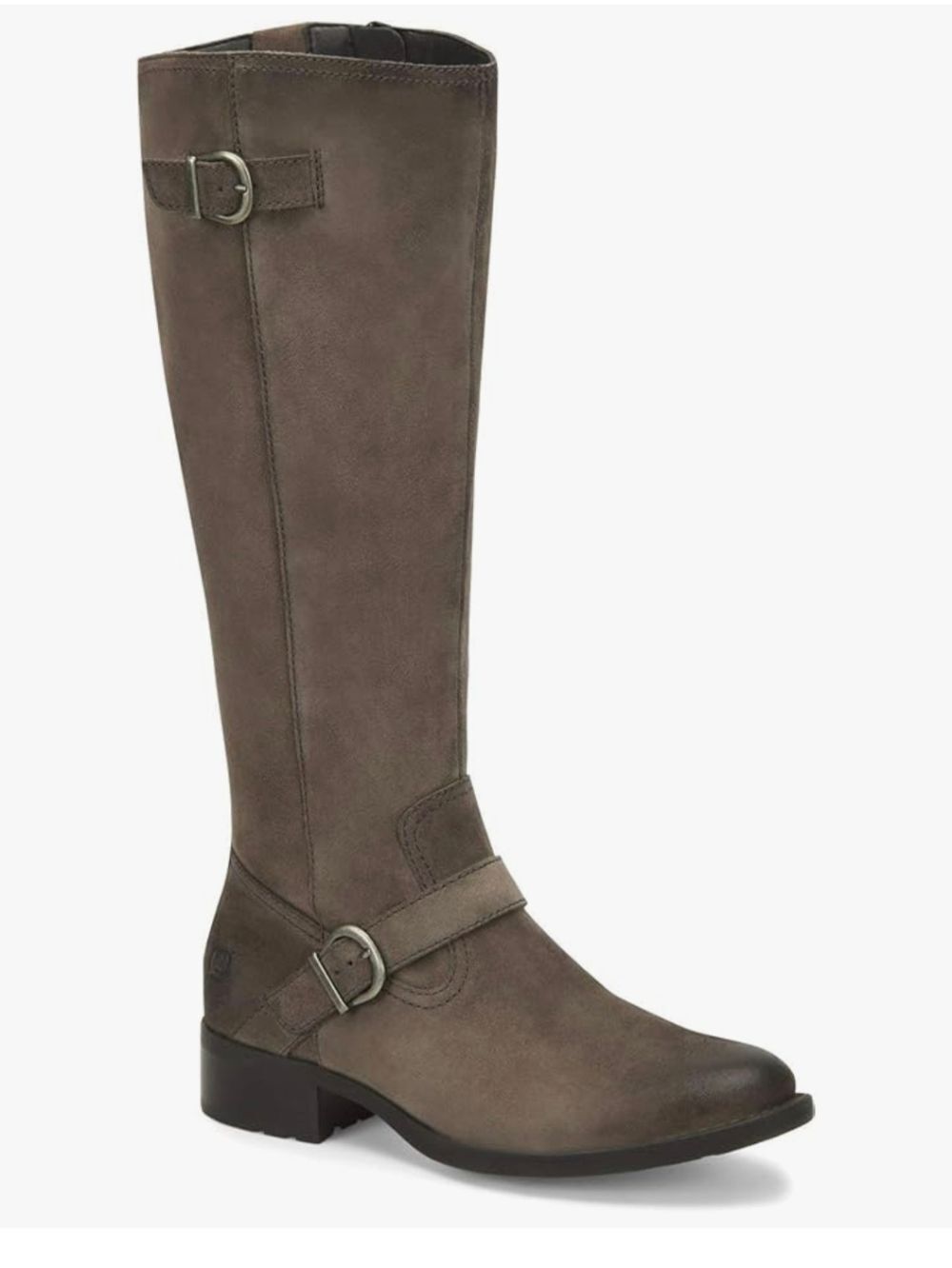 Born Chesire Gray Suede Tall Riding Boot Women Sz 9 Euro Boho Farmcore Cabincore - Picture 2 of 11